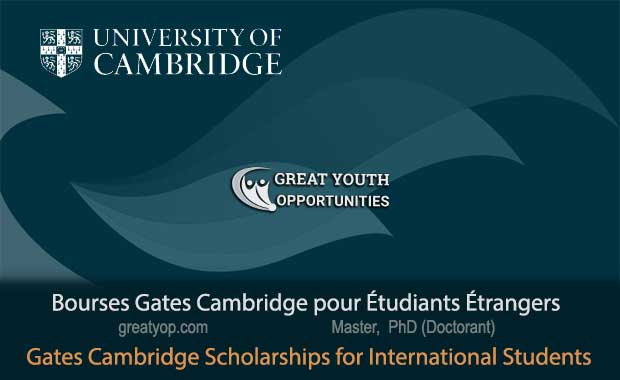 Lire la suite à propos de l’article Bourses Gates Cambridge pour Étudiants Étrangers, 2025-2026