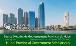 Lire la suite à propos de l’article Bourse du Gouvernement Provincial du Hubei 2026-2027