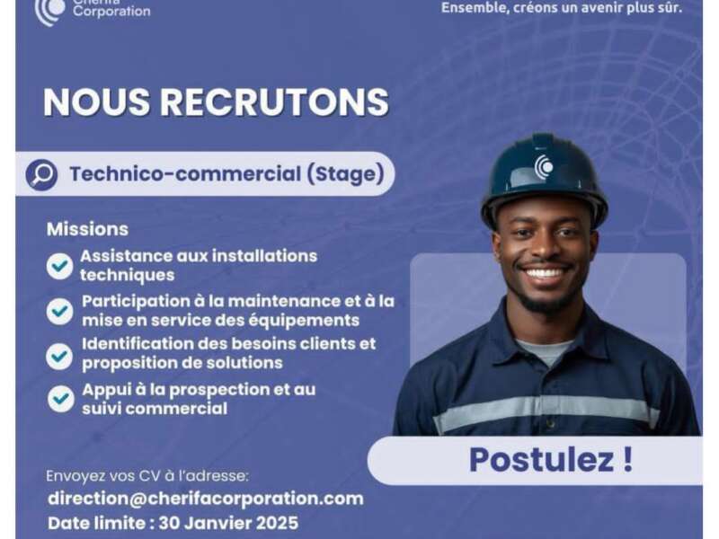 TECHNICO-COMMERCIAL (STAGE)