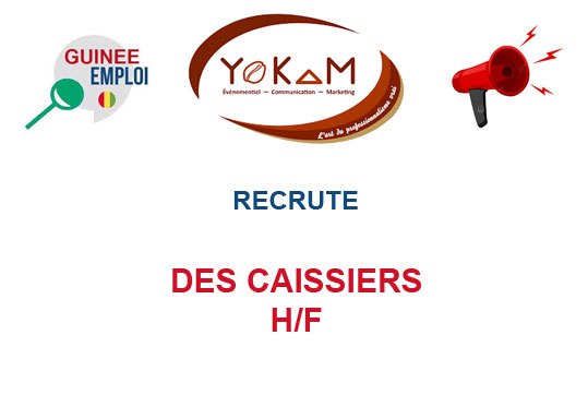 DES CAISSIERS H/F