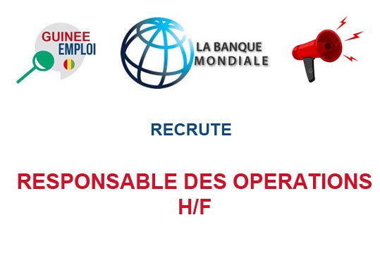 RESPONSABLE DES OPERATIONS H/F