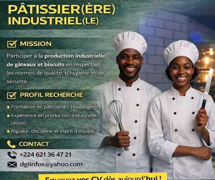 PATTISSIER(ERE) INDUSTRIEL(LE)