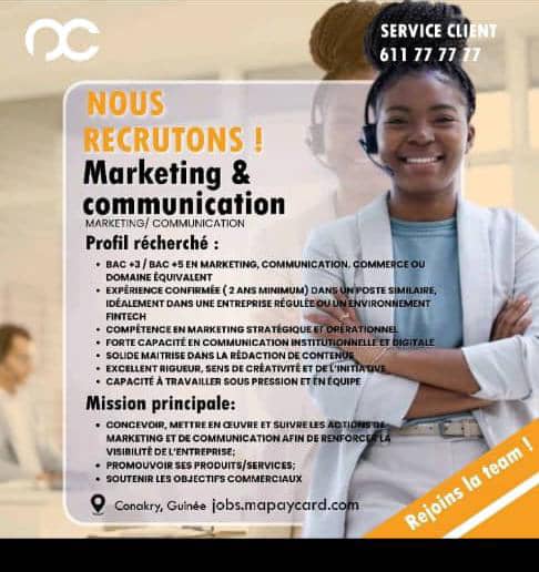 MARKETING & COMMUNICATION