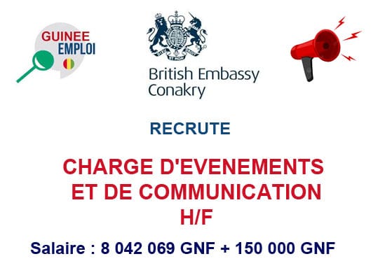 CHARGE D'EVENEMENTS ET DE COMMUNICATION H/F