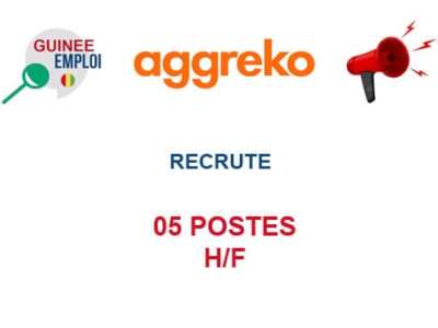 RECRUTE 5 POSTES H/F