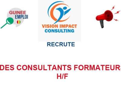 RECRUTEMENT DES CONSULTANTS FORMATEURS H/F
