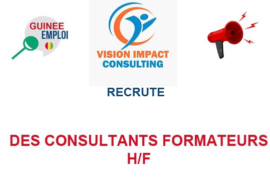 RECRUTEMENT DES CONSULTANTS FORMATEURS H/F