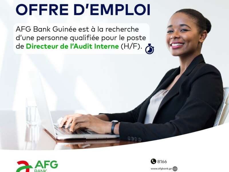 RECRUTEMENT D'UN DIRECTEUR DE L'AUDIT INTERNE H/F