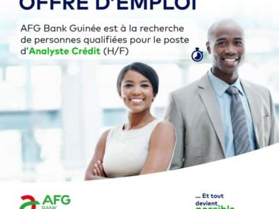 RECHERCHE DES PERSONNE POUR LE POSTE D'ANALYSE CREDIT H/F