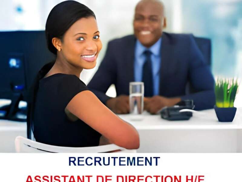 RECRUTE ASSISTANT DE DIRECTION H/F