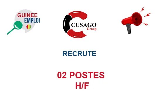 RECRUTE 02 POSTES H/F
