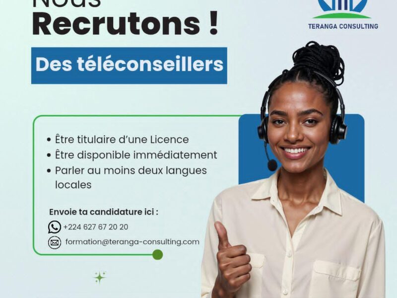 RECRUTE DES TELESCONSEILLERS