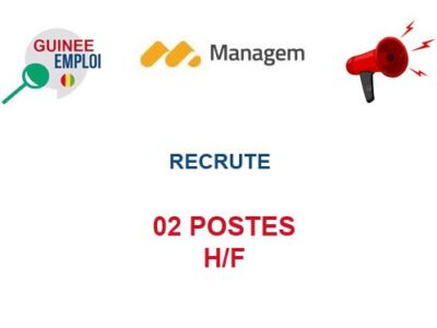 RECRUTE 02 POSTES H/F