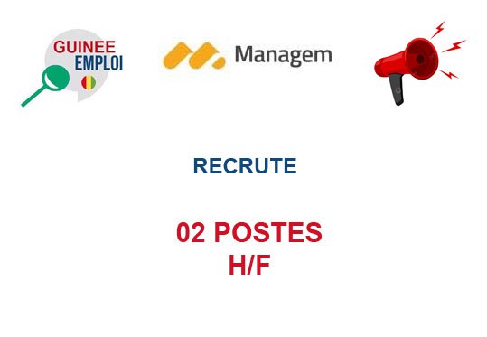 RECRUTE 02 POSTES H/F