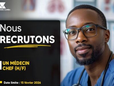 RECRUTE UN MEDECIN CHEF H/F