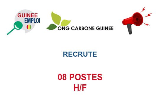 RECRUTE 08 POSTES H/F