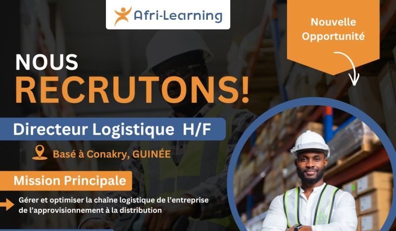 RECRUTE DIRECTEUR LOGISTIQUE H/F