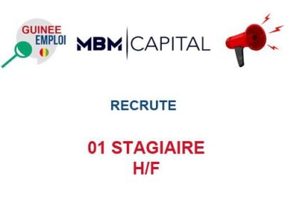 RECRUTE 01 STAGIAIRE H/F