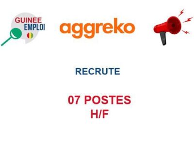 RECRUTE 07 POSTES H/F