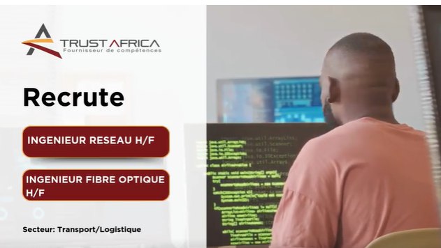 RECRUTE INGENIEUR RESEAU H/F ET INGENIEUR FIBRE OPTIQUE H/F