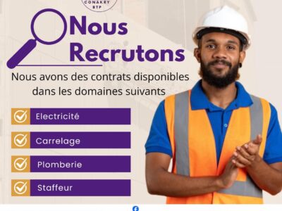 RECRUTE DIVERS POSTES