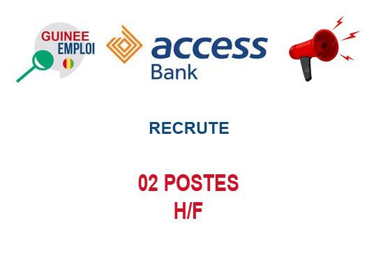 RECRUTE 02 POSTES H/F