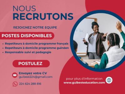 RECRUTE DIVERS POSTES