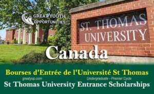 Lire la suite à propos de l’article Bourses d’Entrée de l’Université St Thomas au Canada