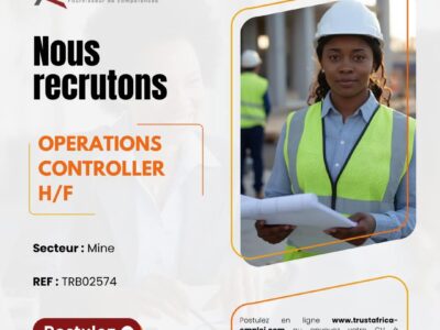 RECRUTE OPERATIONS CONTROLLER H/F