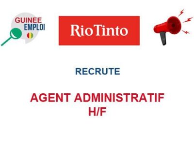 RECRUTE AGENT ADMINISTRATIF(VE)