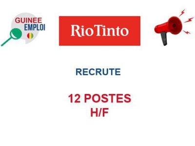 RECRUTE 12 POSTES H/F