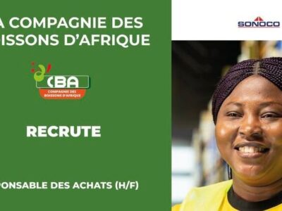 RECRUTE RESPONSABLE DES ACHATS H/F