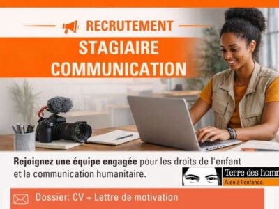 RECRUTE STAGIAIRE COMMUNICATION