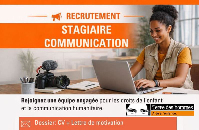 RECRUTE STAGIAIRE COMMUNICATION