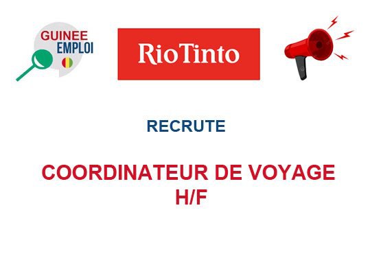 RECRUTE COORDINATEUR DE VOYAGE H/F