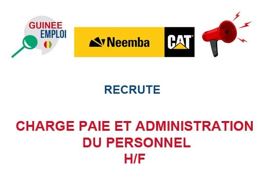 RECRUTE CHARGE PAIE ET ADMINISTRATION DU PERSONNEL H/F