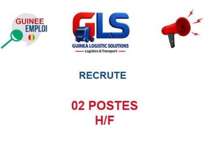 RECRUTE 02 POSTES H/F