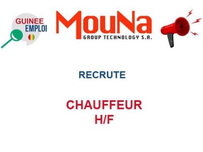 RECRUTE CHAUFFEUR H/F