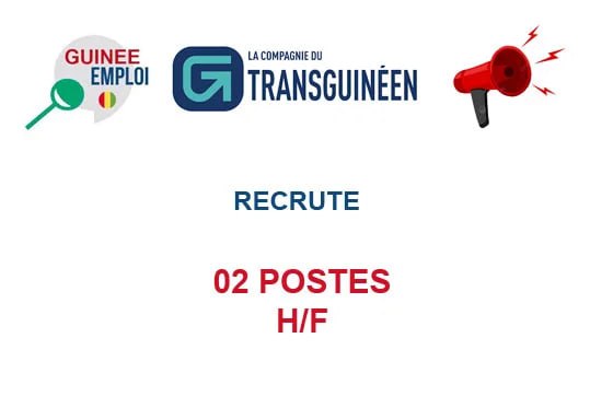 RECRUTE 02 POSTES H/F