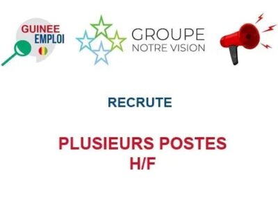 RECRUTE PLUSIEURS POSTES H/F