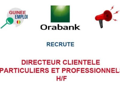 RECRUTE DIRECTEUR CLIENTELE PARTICULIERS ET PROFESSIONNELS H/F