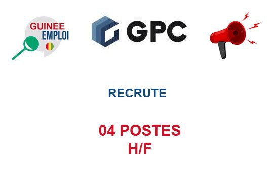 RECRUTE 02 POSTES H/F