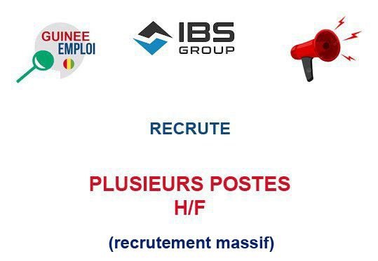 RECRUTE PLUSIEURS POSTES H/F