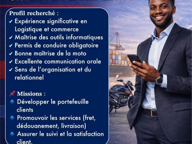 RECRUTE UN COMMERCIAL (HF)