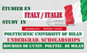 Lire la suite à propos de l’article Bourses de Licence de l’Université polytechnique de Milan