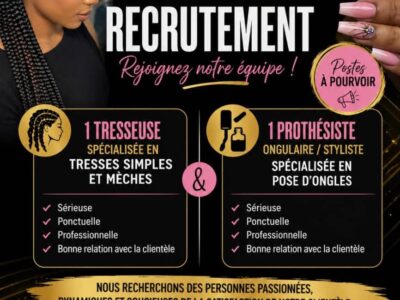 RECRUTE DIVERS POSTES