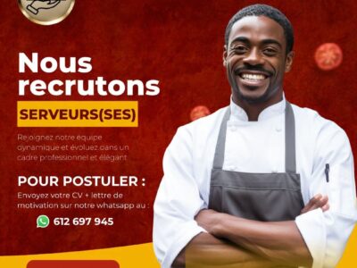RECRUTE DES SERVEURS(SES)