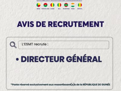 RECRUTE DIRECTEUR GENERAL