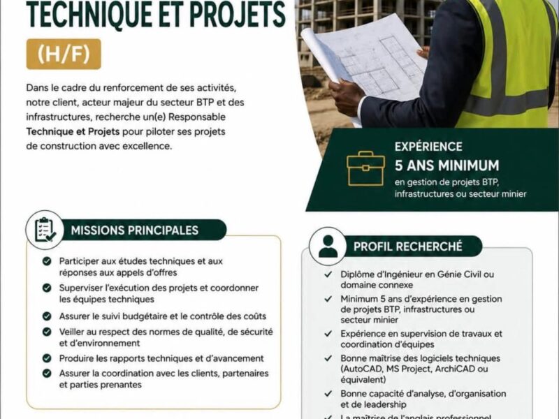 RECRUTE DIVERS POSTES