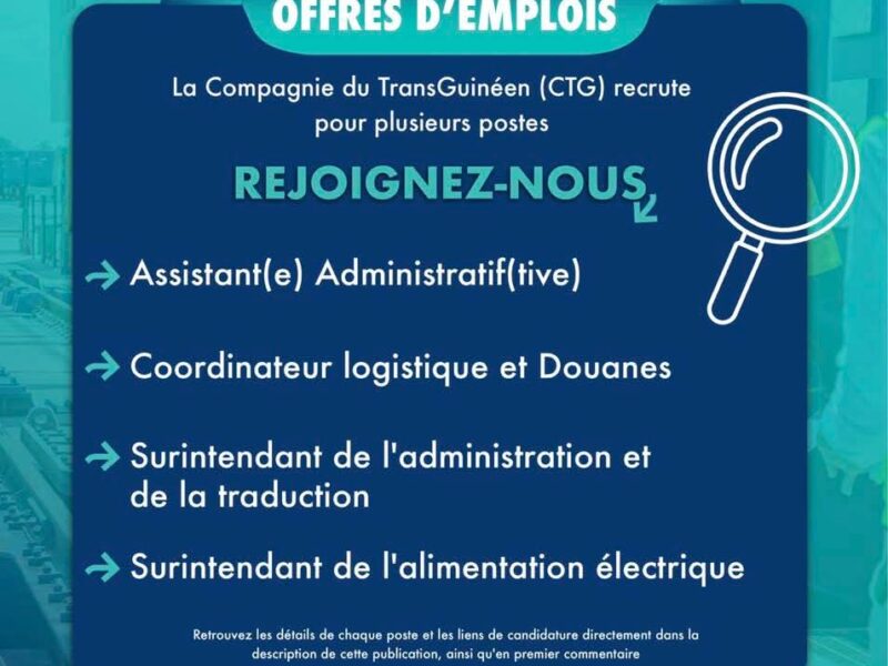 RECRUTE DIVERS POSTES